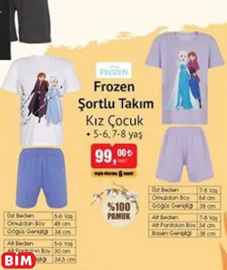 Frozen Şortlu Takım Frozen Şortlu Takım