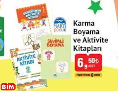 Karma Boyama ve Aktivite Kitapları