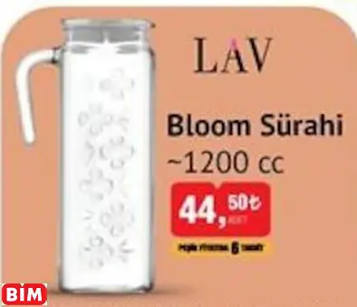Lav Bloom Sürahi  ~1200 cc