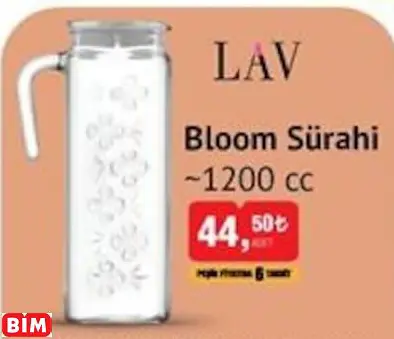 Lav Bloom Sürahi ~1200 cc Lav Bloom Sürahi ~1200 cc