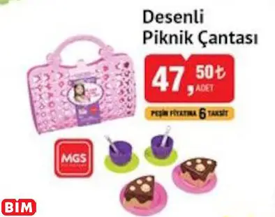 MGS Desenli Piknik Çantası MGS Desenli Piknik Çantası