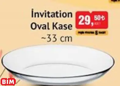 Paşabahçe Invitation Oval Kase ~33 cm