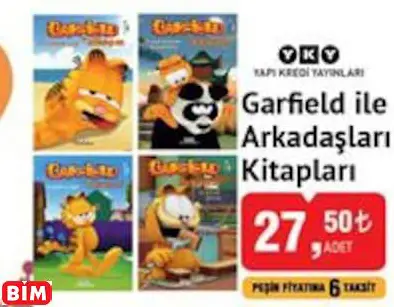 YKY Yayınları Garfield ile Arkadaşları Kitapları