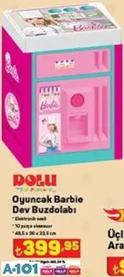 Dolu Oyuncak Barbie Dev Buzdolabı