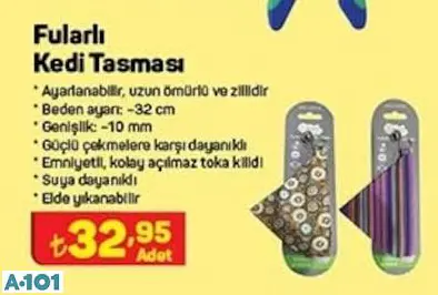 Fularlı Kedi Tasması