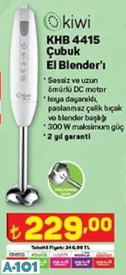 kiwi çubuk el blenderı