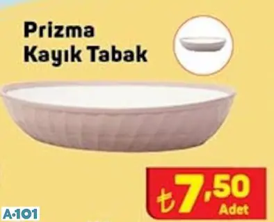 Prizma Kayık Tabak