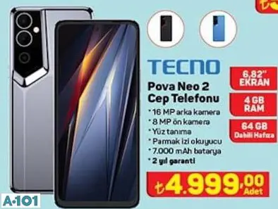 Tecno Pova Neo 2 Cep Telefonu