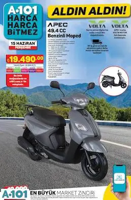 Volta Apec 49.4 Cc Benzinli Moped