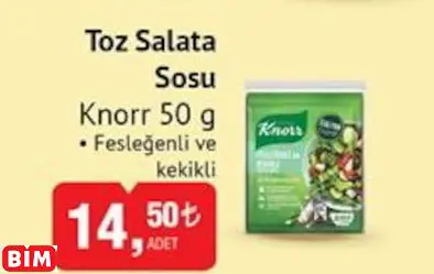 Knorr Toz Salata Sosu