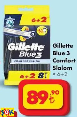Gillette Blue 3 Comfort Slalom