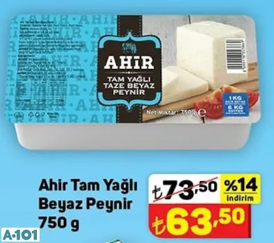 Ahir Tam Yağlı Beyaz Peynir