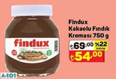 Findux Kakaolu Fındık Kreması