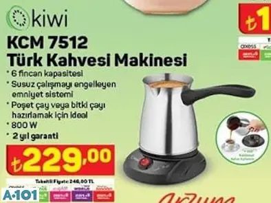 Kiwi Türk Kahvesi Makinesi