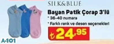 Silk&Blue Bayan Patik Çorap