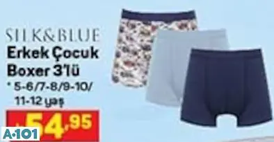 Silk&Blue Erkek Çocuk Boxer