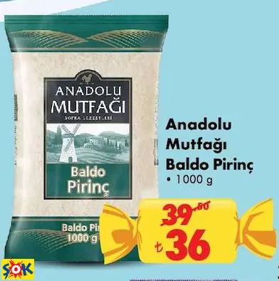 Anadolu Mutfağı Baldo Pirinç