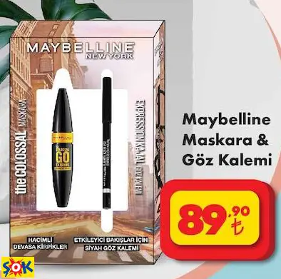 Maybelline Maskara & Göz Kalemi