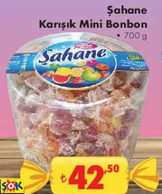 Şahane Karışık Mini Bonbon /Bayram Çikolatası/Şekeri