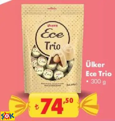 Ülker Ece Trio (Bayram Şekeri-Çikolatası)