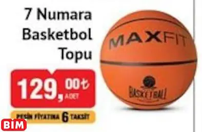7 Numara Basketbol  Topu