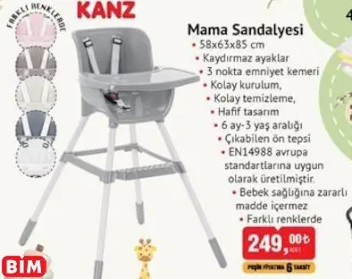 Kanz Mama Sandalyesi