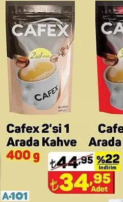 Cafex 2Si 1 Arada Kahve