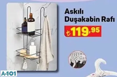 Askılı Duşakabin Rafı