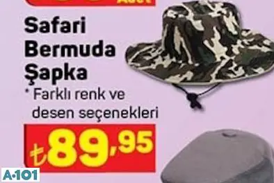 Safari Bermuda Şapka