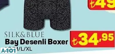 Silk&Blue Desenli Boxer