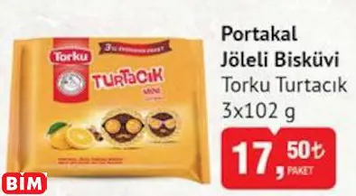 Torku Turtacık  Portakal Jöleli Bisküvi