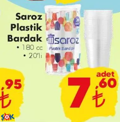 Saroz Plastik Çatal /Kaşık