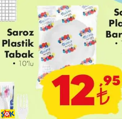 Saroz Plastik Tabak