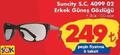 Suncity S.C. 4099 01 Erkek Güneş Gözlüğü