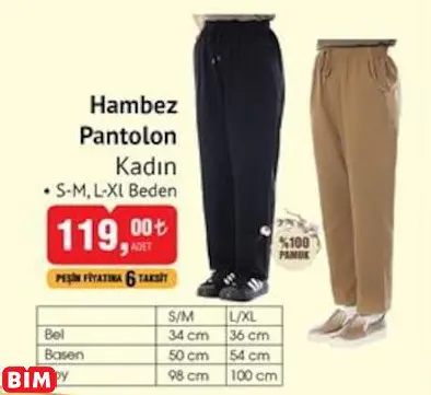 Hambez Pantolon Kadın Hambez Pantolon Kadın