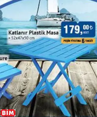 Katlanır Plastik Masa