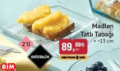 Paşabahçe Madlen Tatlı Tabağı Paşabahçe Madlen Tatlı Tabağı