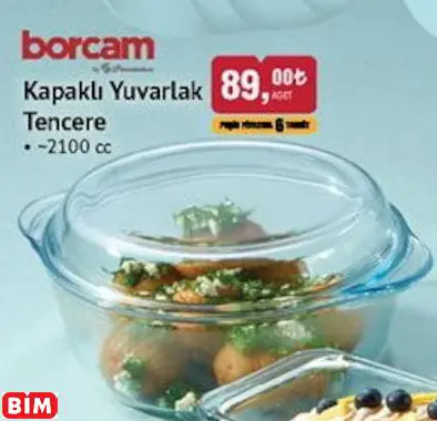 Paşabahçe Kapaklı Yuvarlak Tencere Paşabahçe Kapaklı Yuvarlak Tencere