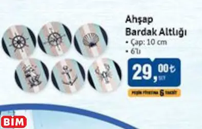 Q Deco Ahşap Bardak Altlığı