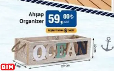 Q Deco Ahşap Organizer