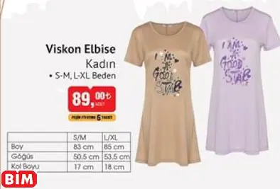 Viskon Elbise Kadın