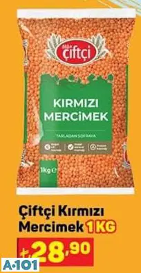 Çiftçi Kırmızı Mercimek