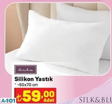 Lila Silikon Yastık