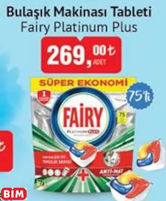 Fairy Platinum Plus Bulaşık Makinası Tableti