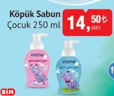 Köpük Sabun Çocuk