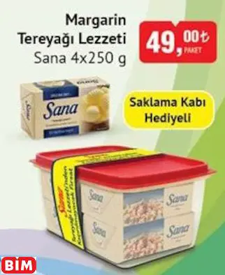 Sana  Margarin Tereyağı Lezzeti