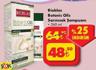Bioblas Botanic Oils Sarımsak Şampuanı