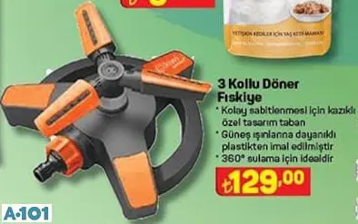 3 Kollu Döner Fıskiye