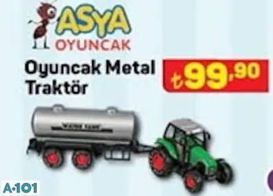 Asya Oyuncak Metal Traktör