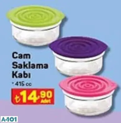 Cam Saklama Kabı